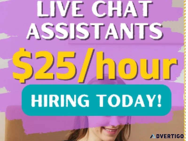 Customer Support Chat Job 25hr