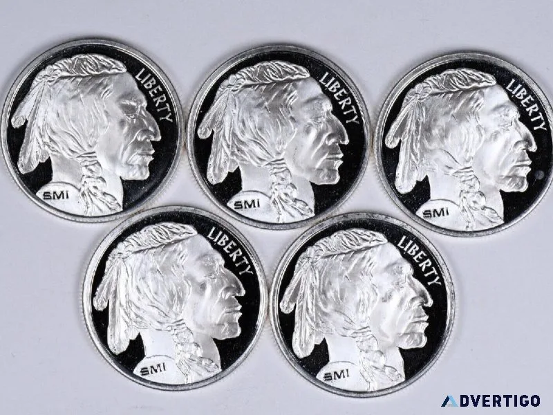 Silver Coins Buffalo Rounds Fine Silver .999