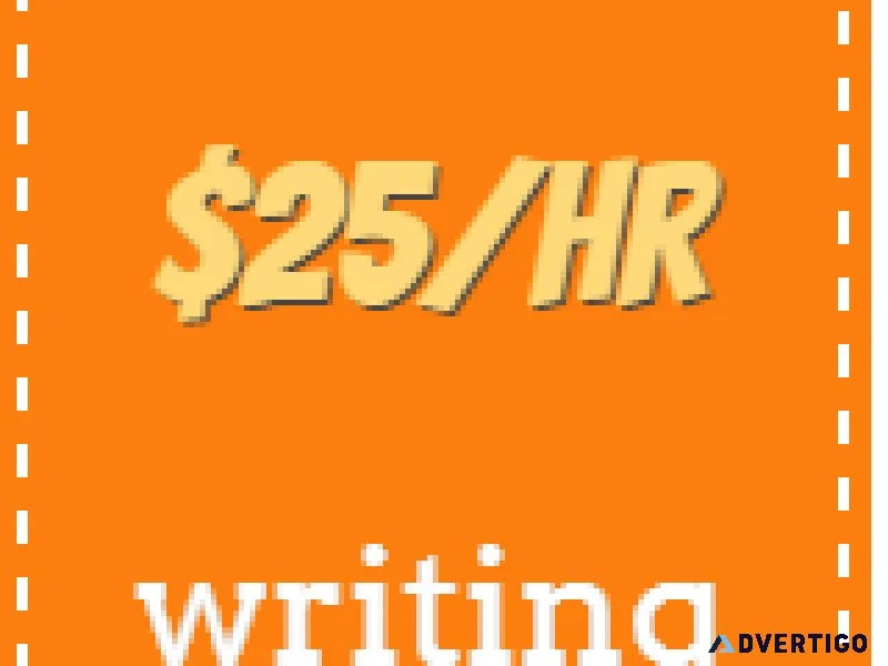 Your writing skills are in demand.