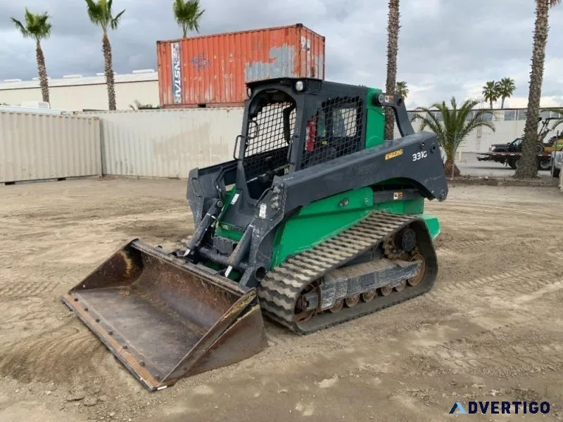 2019 JOHN DEERE 331G CRAWLER SKIDSTEER 1T0331GKJKF351430 LOADER 