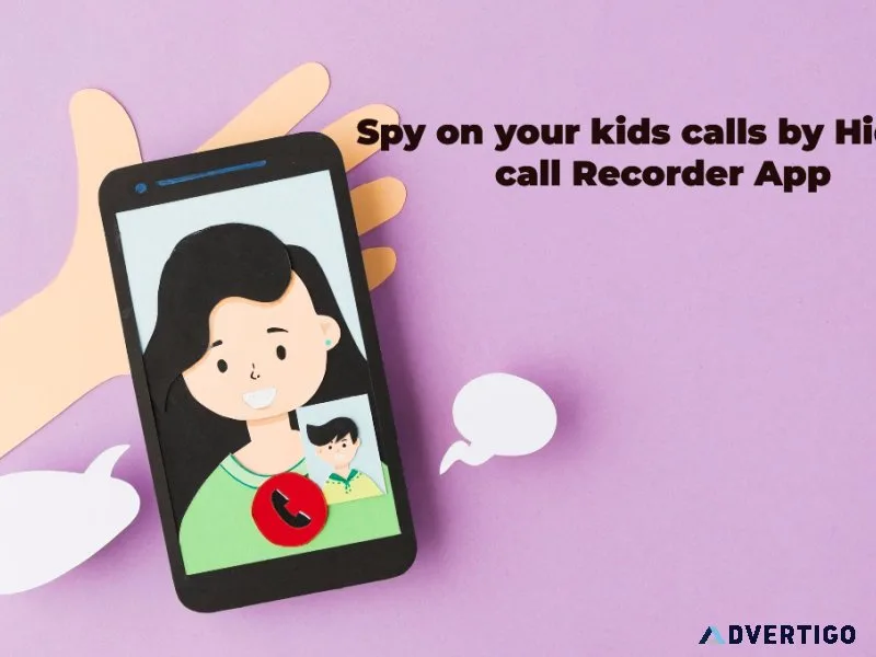 Spy on your kids calls by Hidden call Recorder App