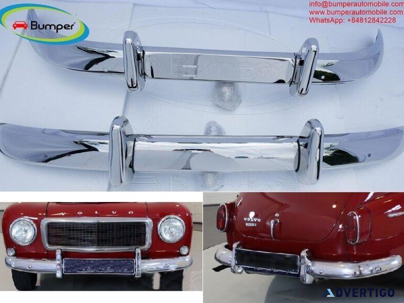 Volvo PV 544 Euro bumper (1958-1965) stainless steel
