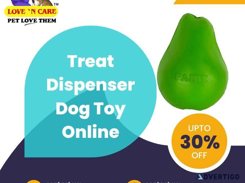 Paire Treat Dispenser Dog Toy Online  Call 91 9810110201