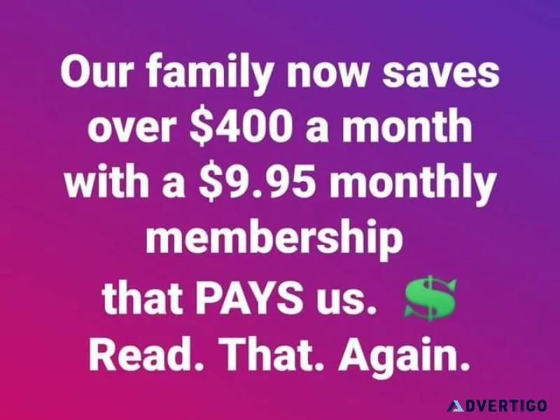 Our families saves Money