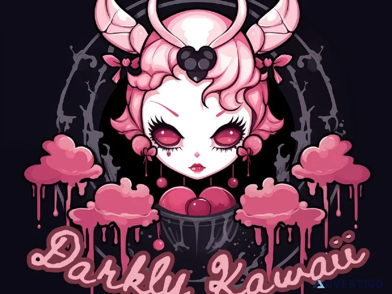 Darkly Kawaii Mugs and Hoodies