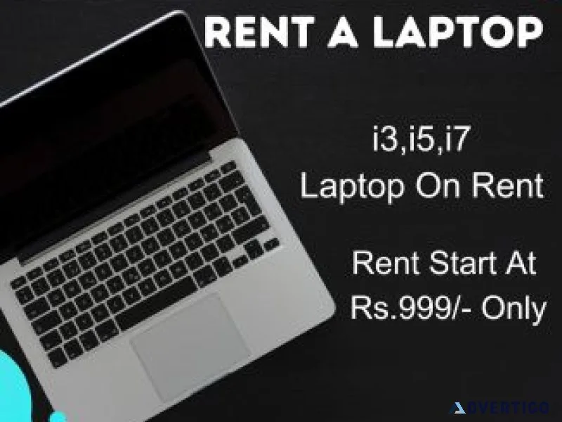 Rent a i3, i5, i7 laptop in mumbai starts at rs999/- only