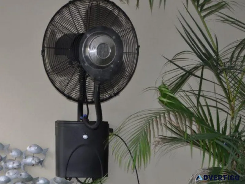 Tornado Wall-mounted Misting Fans in Sydney Australia