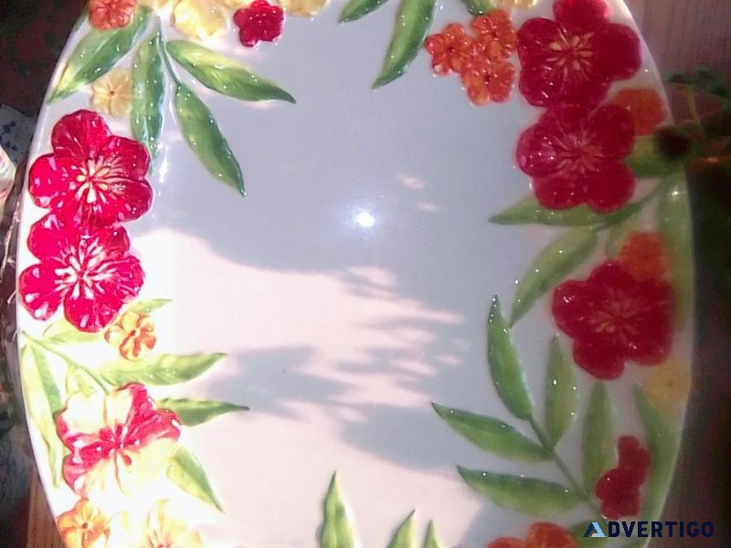 Vintage Summer Living Turkey Platter