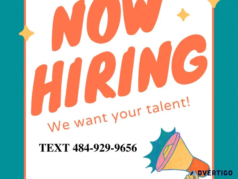 HIRING NOW