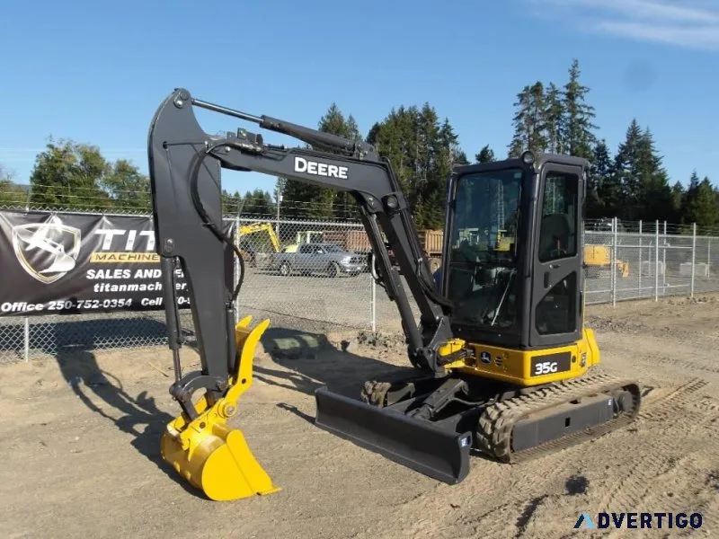 Used 201620212022 35G50G75G135G John Deere Excavator for sale.