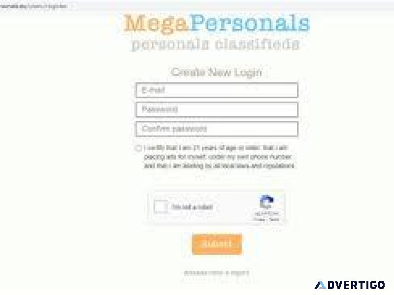 Now Selling Megapersonals Personal Accounts