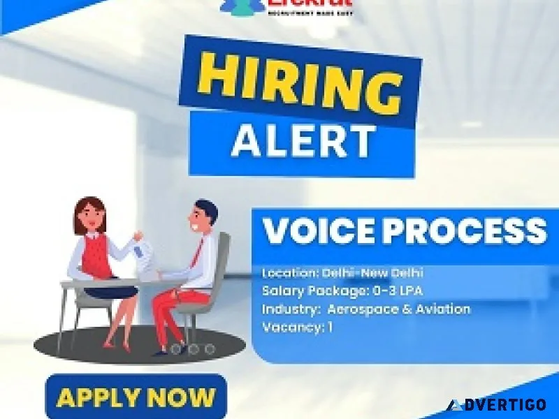 Voice process job at air india