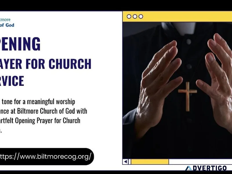 Opening Prayer For Church Service
