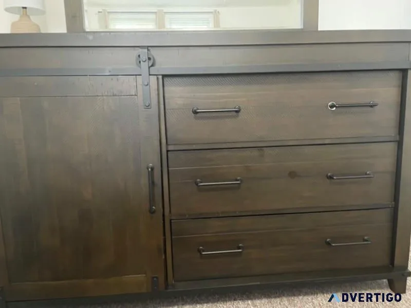 MONTANA BROWN DRESSER and MIRROR