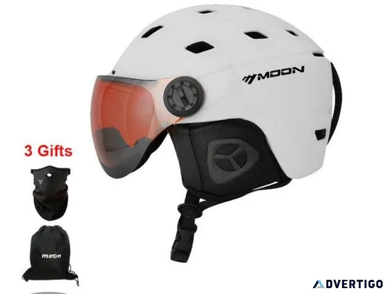 Skiing Helmets with Goggles