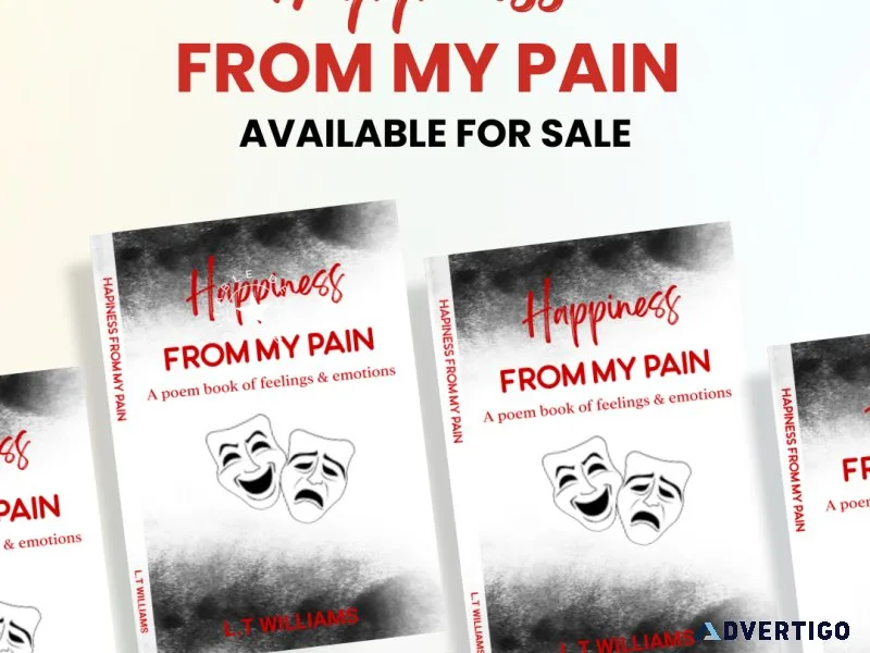 New book. Happiness from my pain