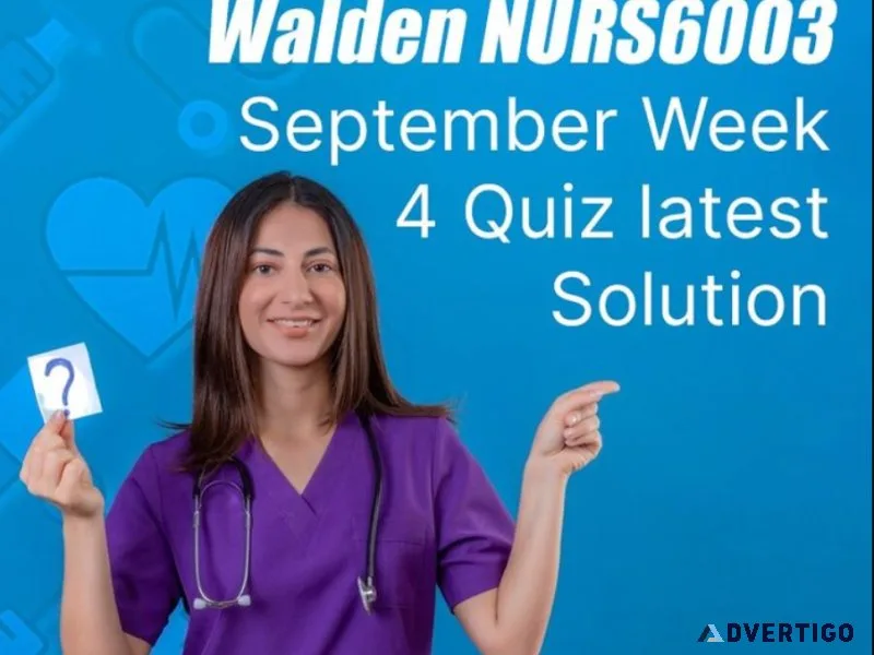 Walden NURS6003 Week 4 Quiz September 2020