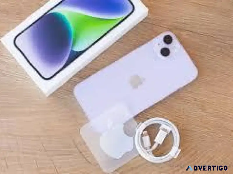 iPhone 14 open box with all accessories included