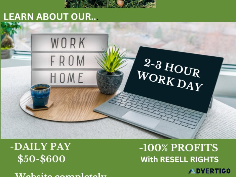 Daily Pay Freedom Earn 300-600 a Day