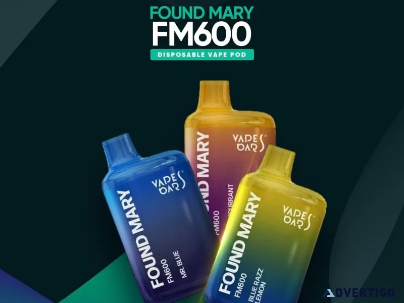 Buy Found Mary FM600 Disposable Vape Pod in the UK