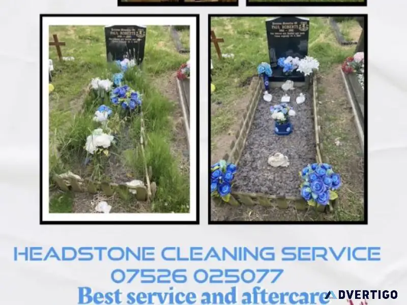 Headstone cleaning grave love northwest