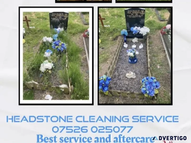 Headstone cleaning grave love northwest