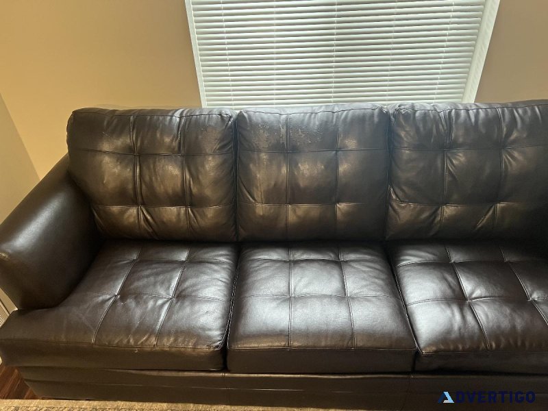 Leather Sleeper Sofa