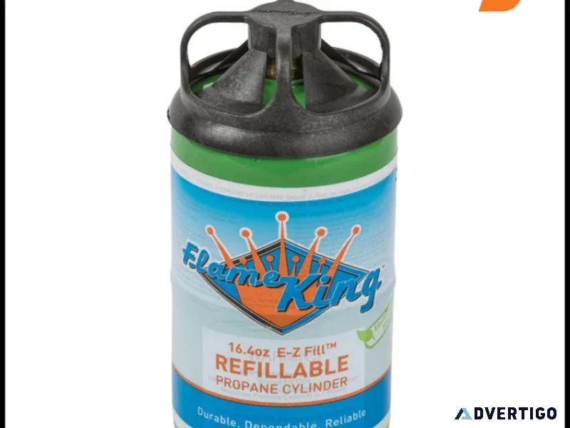 Compact 1 lb propane tank  Flame King