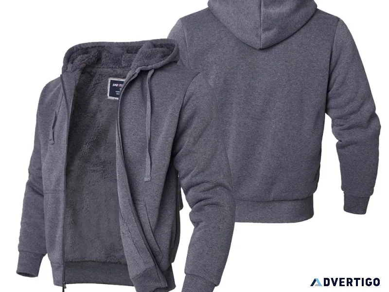 LEEHANTON Men s Sherpa Hoodie-Free Shipping10% Off First Order