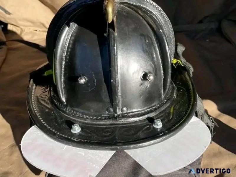 Leather fire helmet Cairns N5A 2018