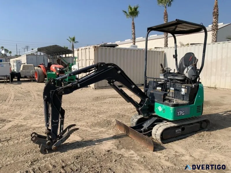 2018 JOHN DEERE 17G MINI HYDRAULIC EXCAVATOR