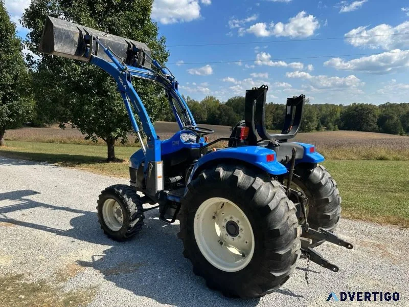 2003 New Holland TC35d 4x4 Tractor W Front End Loader
