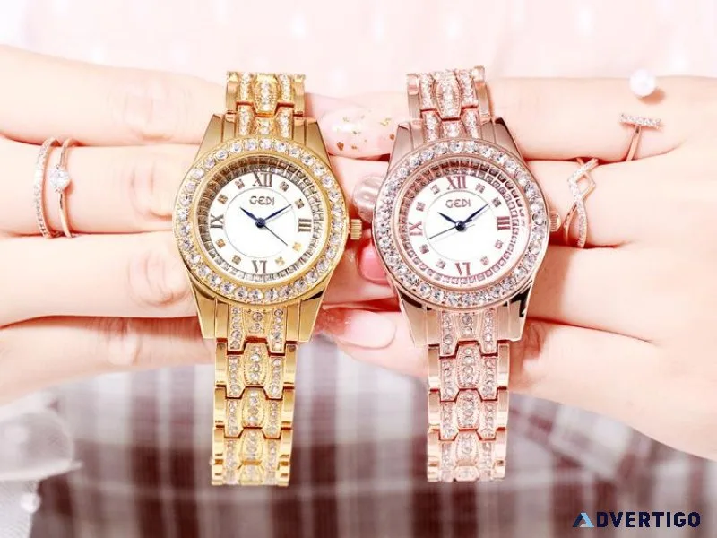 Elegance Redefined Luxury Diamond Studded Women s Watch