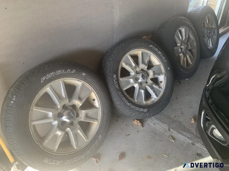 Ford F150 Tires (4) used with rims