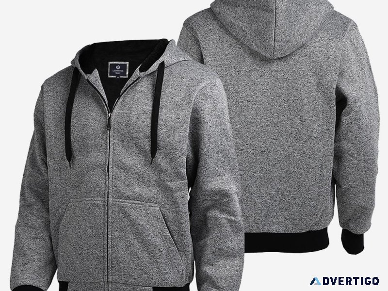 Perfect Christmas Gift-Men s Fleece Lined Hoodies