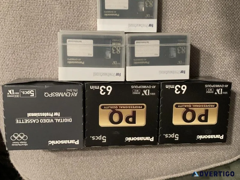 30 New DV Tapes