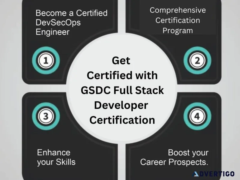Get Certified with GSDC Full Stack Certification