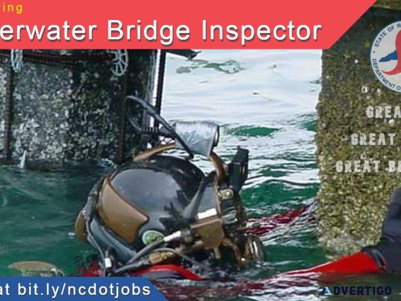 Underwater Bridge Inspector II - NEW HIGHER SALARY