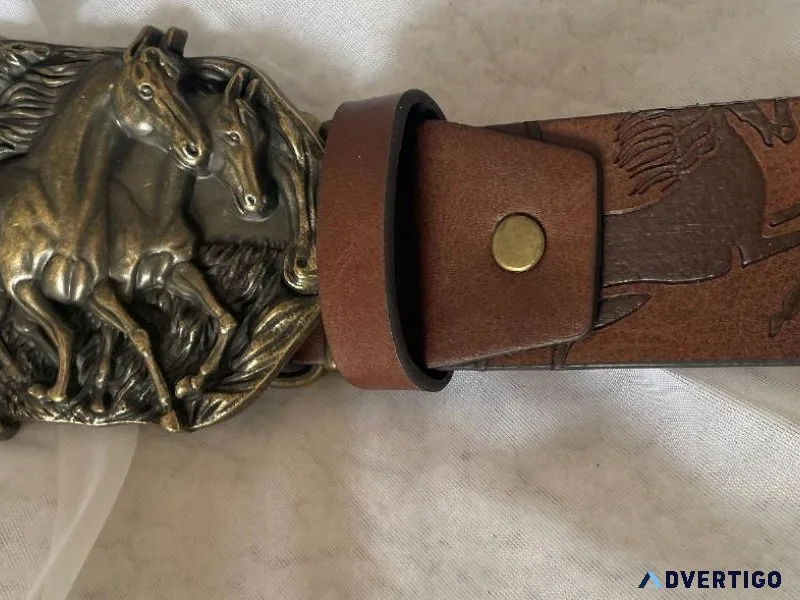 belt with buckles