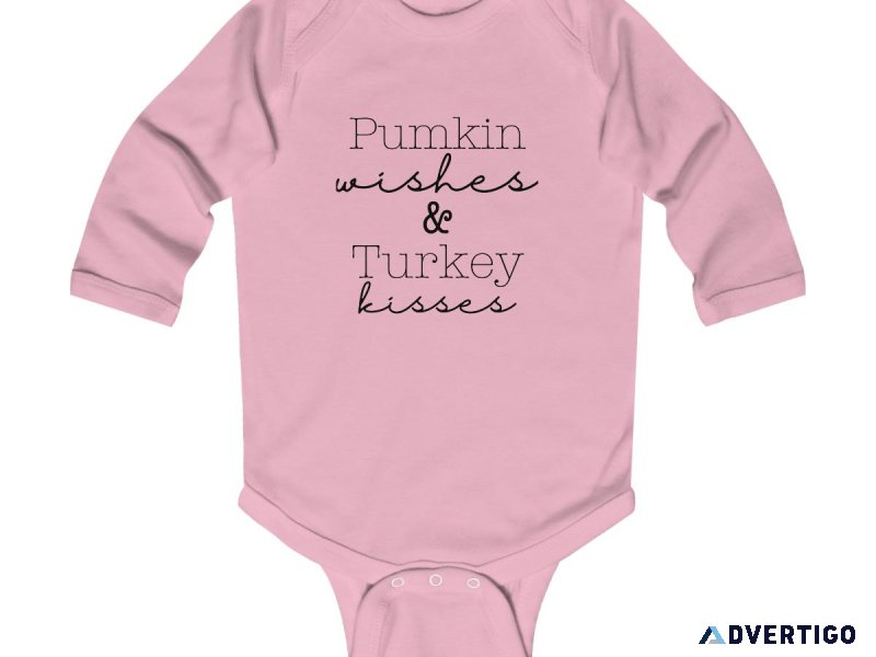 Adorable Handmade Fall Baby Onesies - Perfect for Thanksgiving