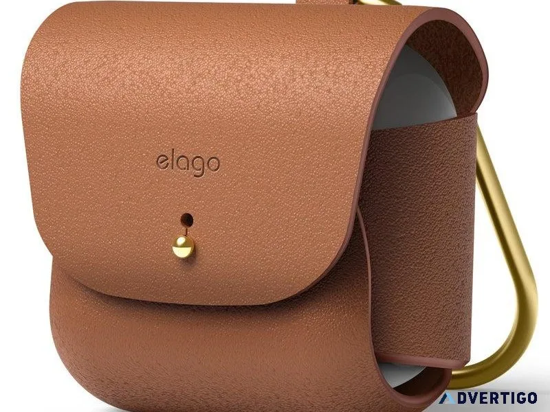 Shop Brown Leather Case for AirPods 3 [2 Colors] &ndash elago
