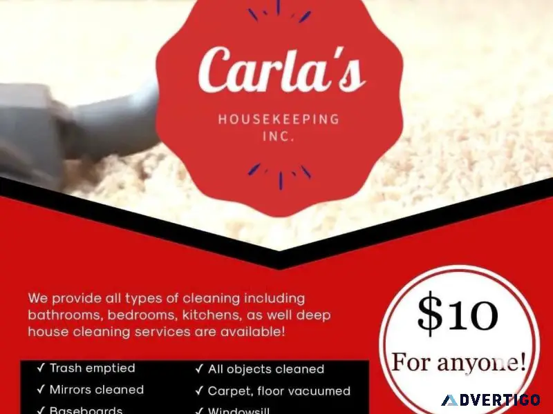 Carla&rsquos Housekeeping Inc. 951-549-6664