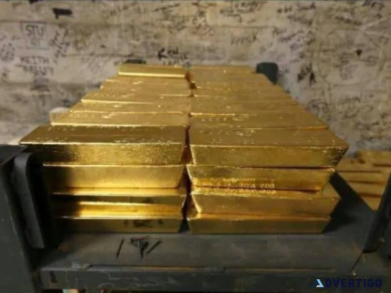 Gold dore bars