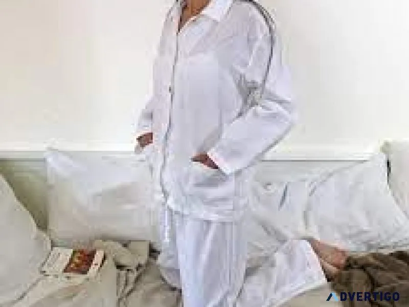 Order our Joan&quot Soft Linen Pajamas Set online