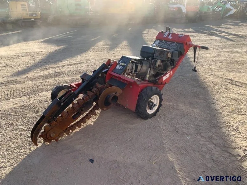 2018 BARRETO E918HM-4S WALK-BEHIND TRENCHER 1327101236