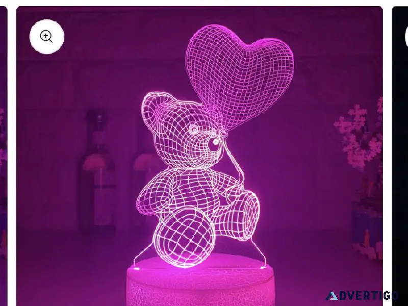 3D LED Love bear