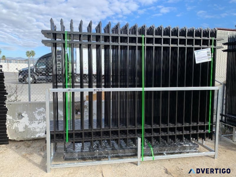UNUSED FENS 10 x7  GALVANIZED STEEL FENCE 1903