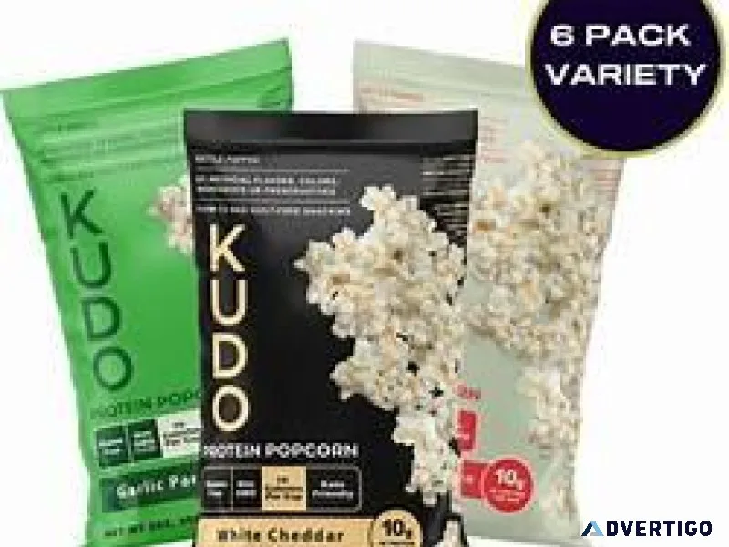 We have an incredible tasting and High Protein Popcorn