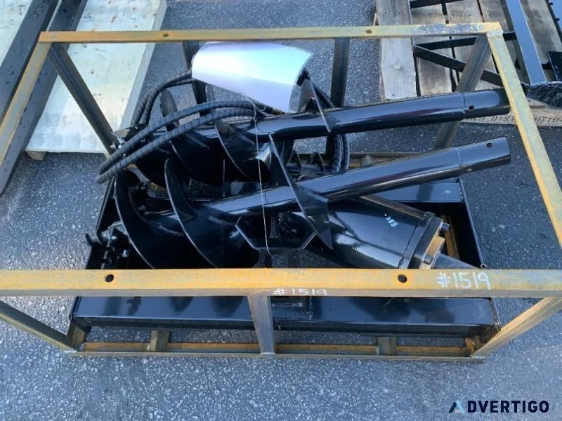 UNUSED AGT SSECAGY HEAVY DUTY SKIDSTEER AUGER ATTACHMENT 1519