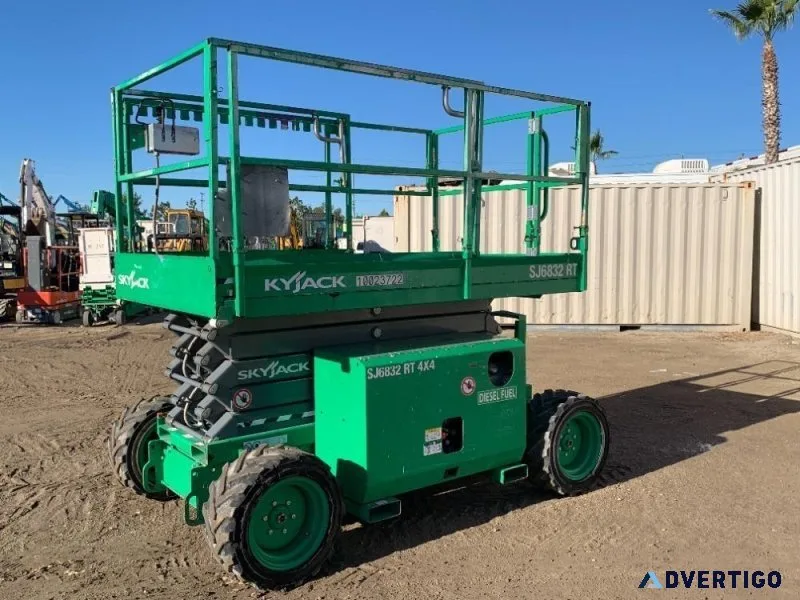 2018 SKYJACK SJ6832RT ROUGH TERRAIN SCISSORLIFT 1530103236